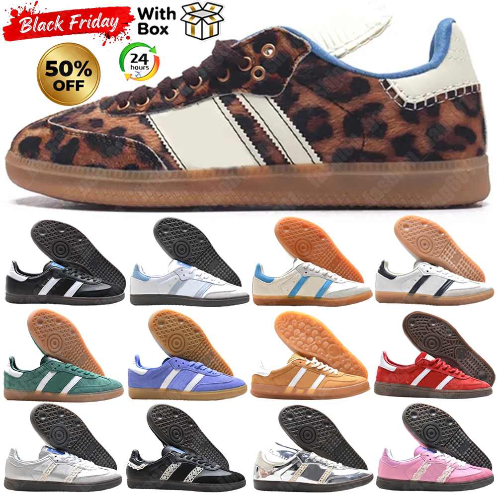 with box designer shoe running shoes sneakers casual shoes Black White Gum Nylon Silver leather Red cream orange mens womens trainers outdoor sport sneaker size 36-45