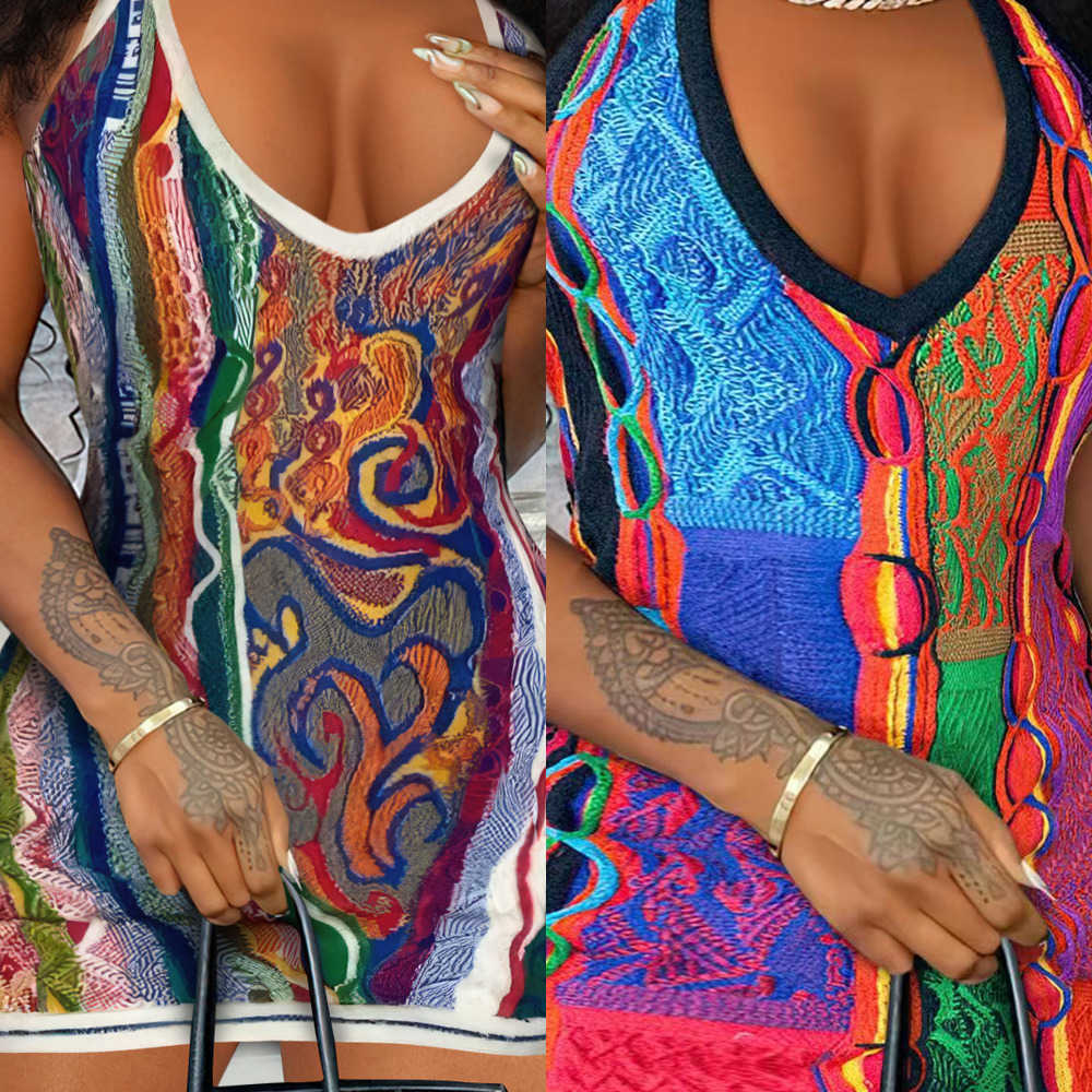 2025 Fashion Printed Lace Dress Y250403Q76H