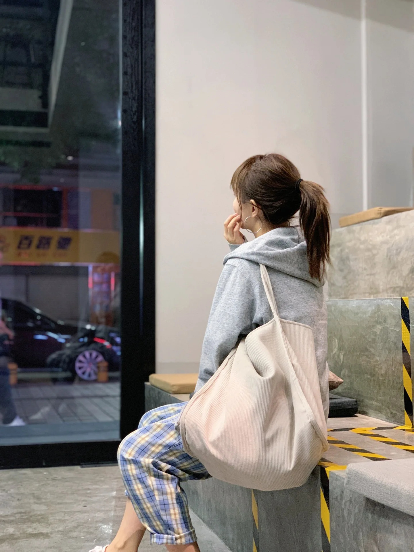 Large Corduroy Shoulder Shopper Bag for Women Cotton Cloth Fashion Canvas Tote Shopping Bags Woman Handbags Travel Bags 250403