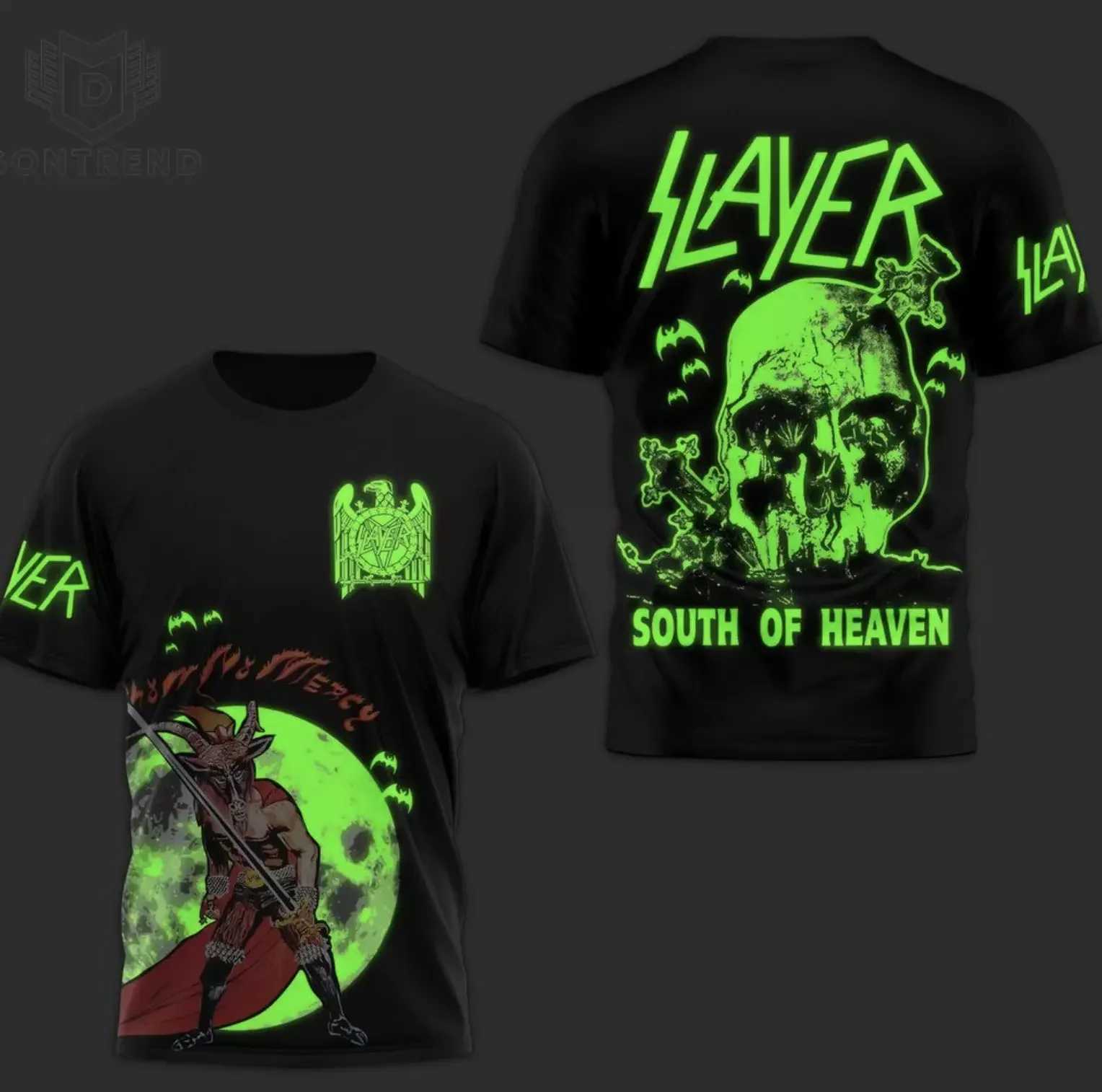 Pop metal rock band killer 3D printed T-shirt mens hip-hop style street T-shirt W250403