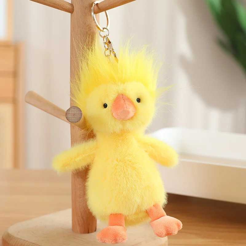 15cm Ugly and Cute Deep-fried Duck Plush Toys Cartoon Plush Stuffed Animals Pendants Room Decor Toy for Children Birthday Gifts C251104