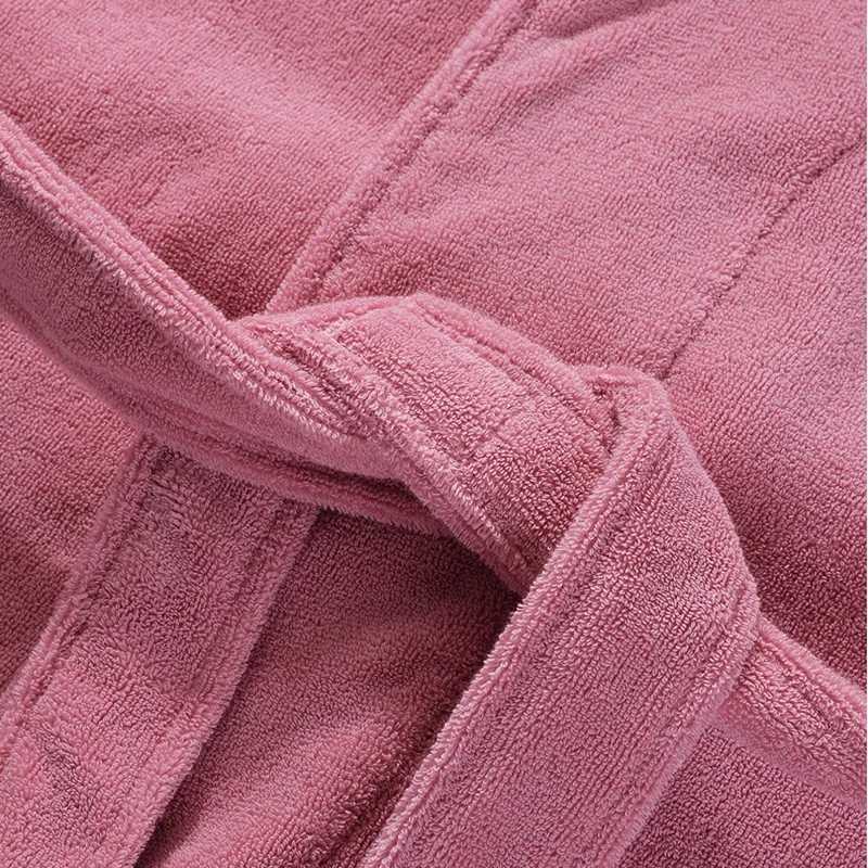 Mens Luxury Thick Long White Bathrobe Cotton Robe Soft Towel Fleece Plus Size XXL Nightgown Kimono Robe C251104