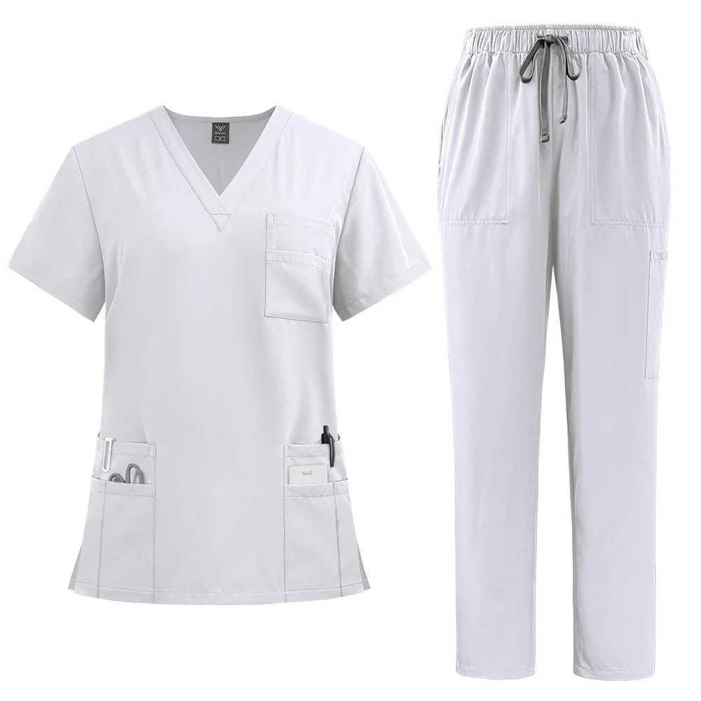 Free Print Doctor Nurse Work Uniform Surgical Clothes Surgical Clothes Hand-washing Clothes Operating Room Straight Pants W251104