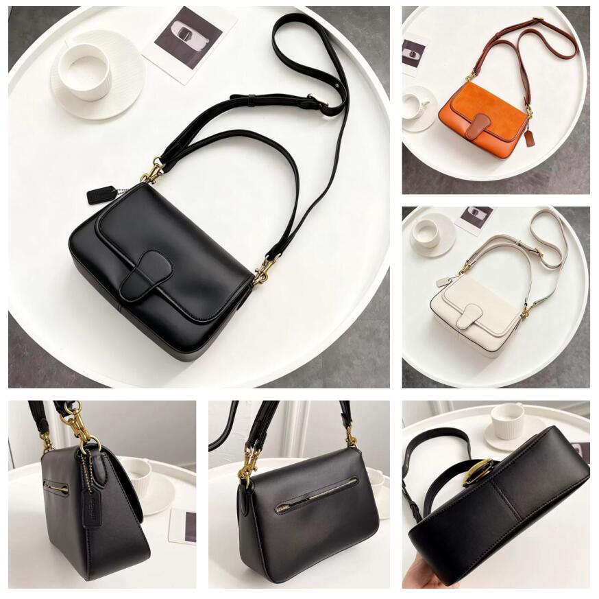 designer Soft tabby underarm bag Fashion tabby bag tote bag crossbody bags luxury handbag real leather baguette shoulder bag mirror quality square wallet 26cm