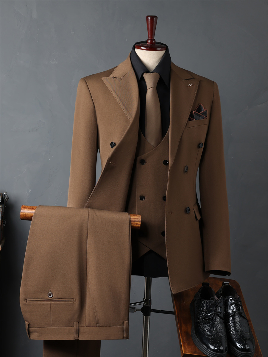 k1057 Slim Fit Single-Breasted Business Suit Jacket - Stylish Tailored Look