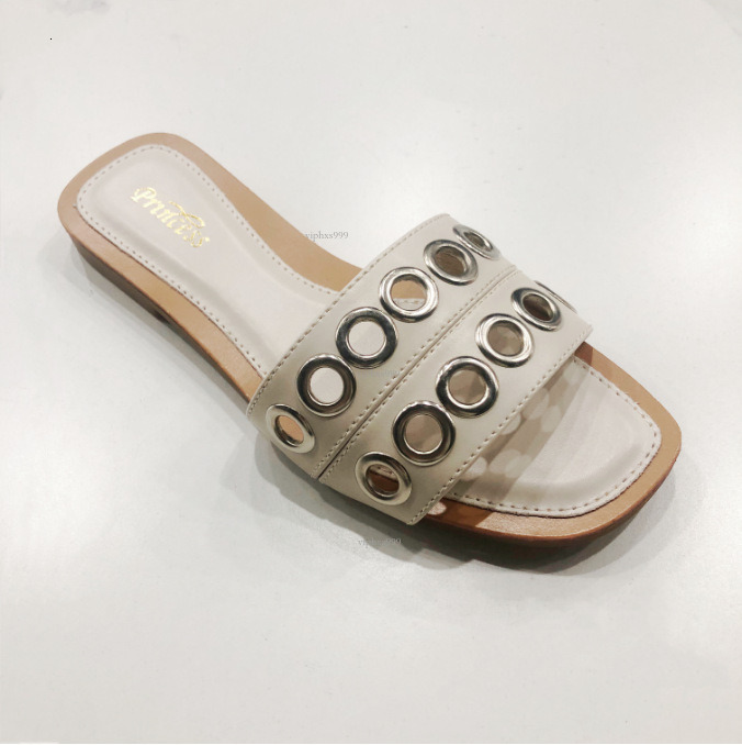 New Designer Sandals With Free Shipping Slippers 2025 Craftsmanship Women's Summer Hollow Flat Bottom Cool Drag One Word Fashionable And Comforta