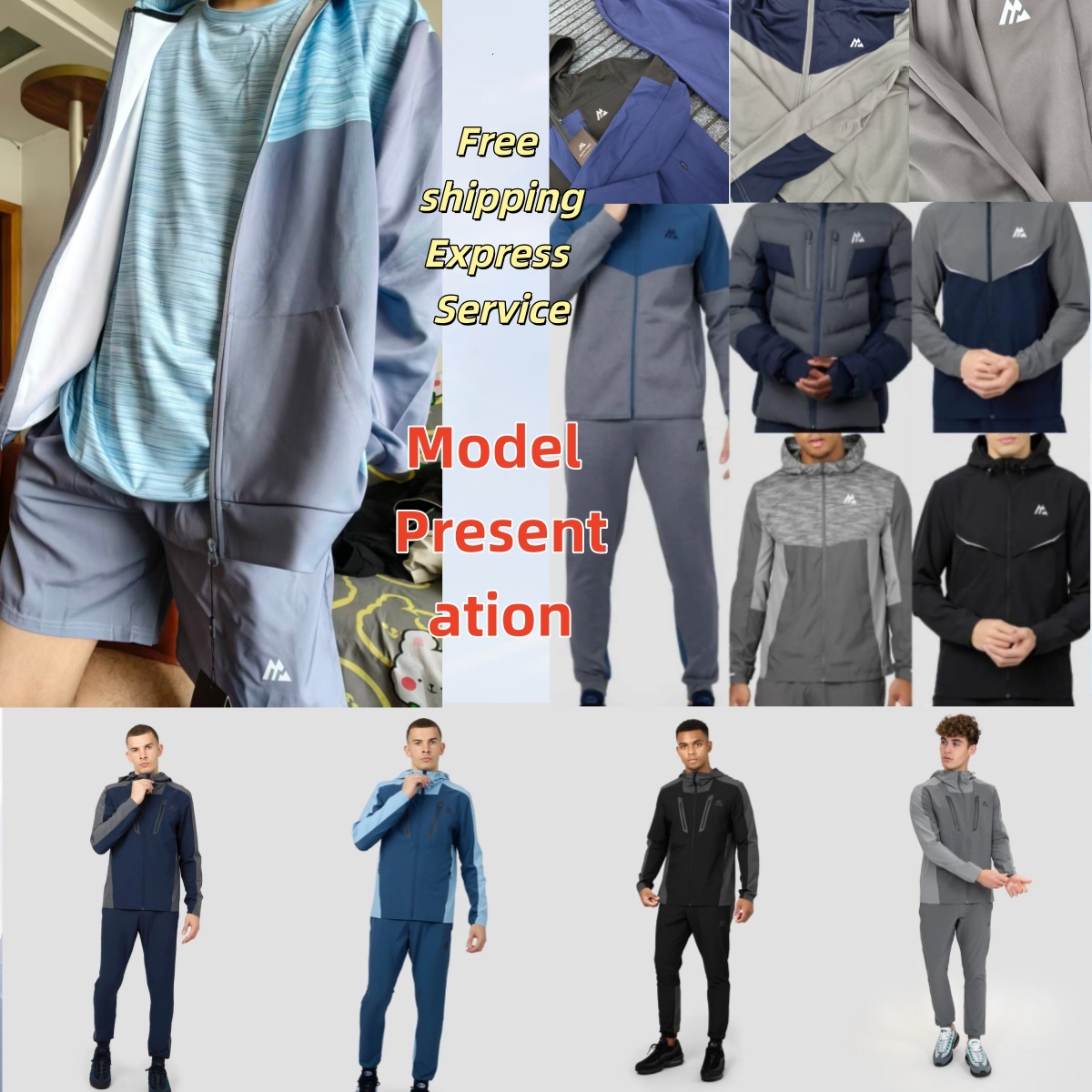 2025 New monterexsx tracksuit Breathable sweat-wicking Latest model tech 3 piece set designer monterexsx Tracksuit sports fiess jogging suits