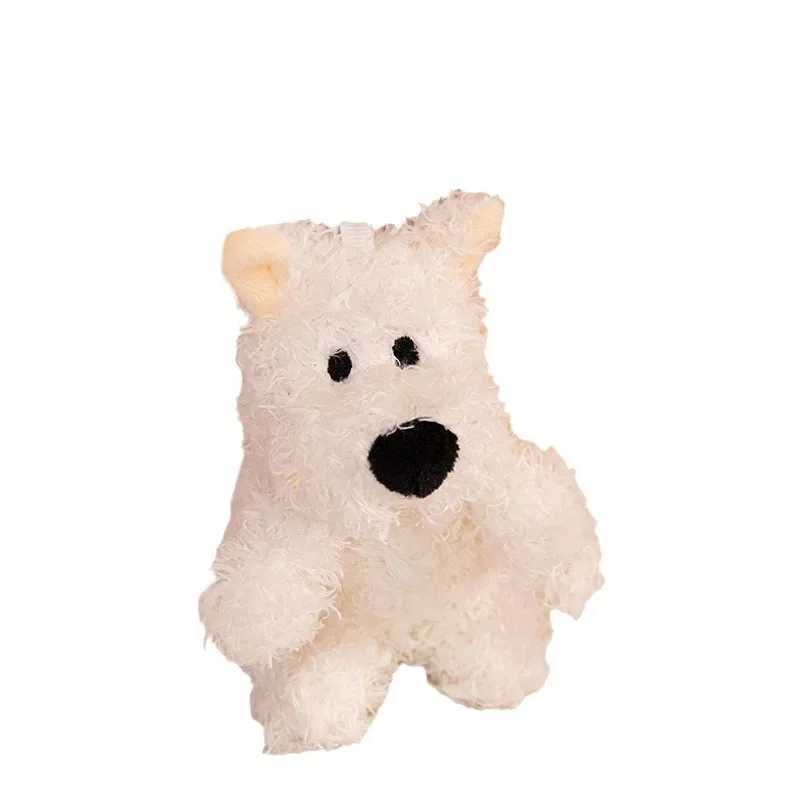 Cute Barcelona Bear Keychain Plush Teddy Bear Bag Pendant Adorable Plush Doll School Bag Small Bear Hanging Ornament C251104