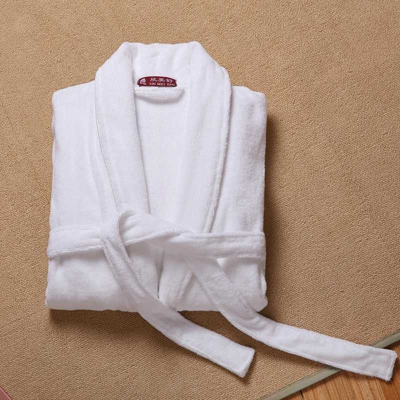 Winter Robe men Cotton Terry Bathrobe Men Couples Pajamas Towel Sleepwear Kimono Bath Robes Mens Dressing Gown Bathing Robe C251104