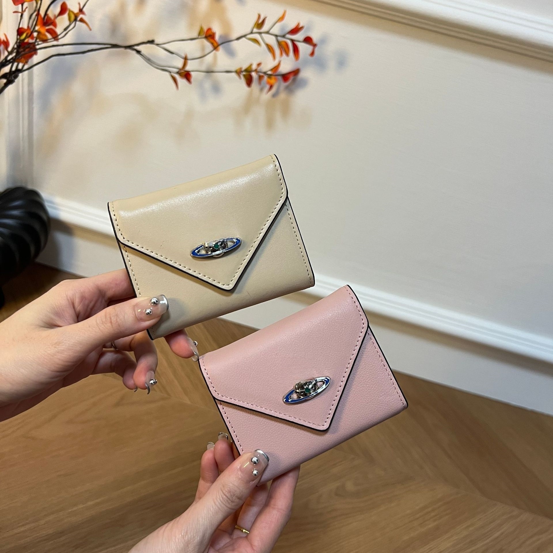 west wood High Quality Wallet Designer viviennen Fashion Bag Wallets Large Capacity Leather Business vivienmes card holder 8d3