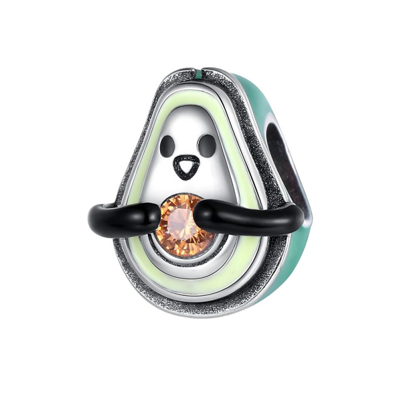 Fit Charm Bracelet 925 Sterling Silver Fruit Strawberry Cherry Avocado Pomegranate Charms Beads Dangle DIY Snake Chain For Women Bangle Necklace Pende