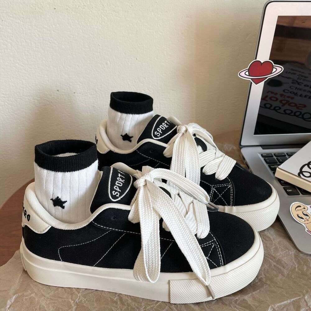 Maillard board for women 2024 new item niche student versatile chic style casual women's canvas shoes