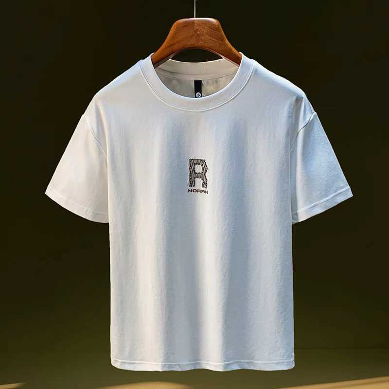 Mens printed T-shirt summer trend casual short sleeved shirt loose slimming loose and comfortable top W250403