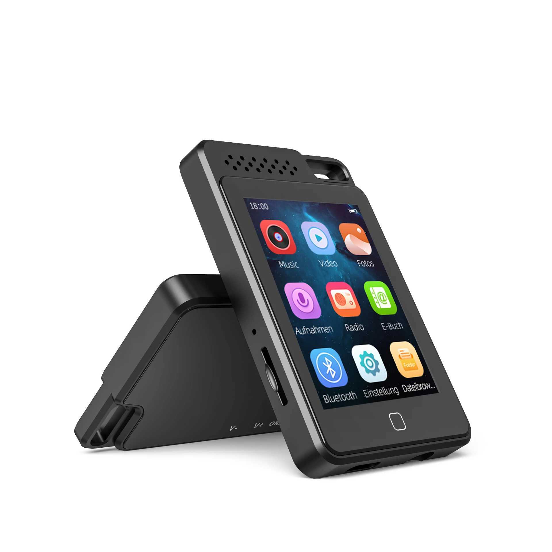 2025 RUIZU C1 Metal 5.0 MP3 Music Player with Built in Speakers MP4 Player 2.4-inch Full Touch Screen Radio HIFI Walkman Z250403