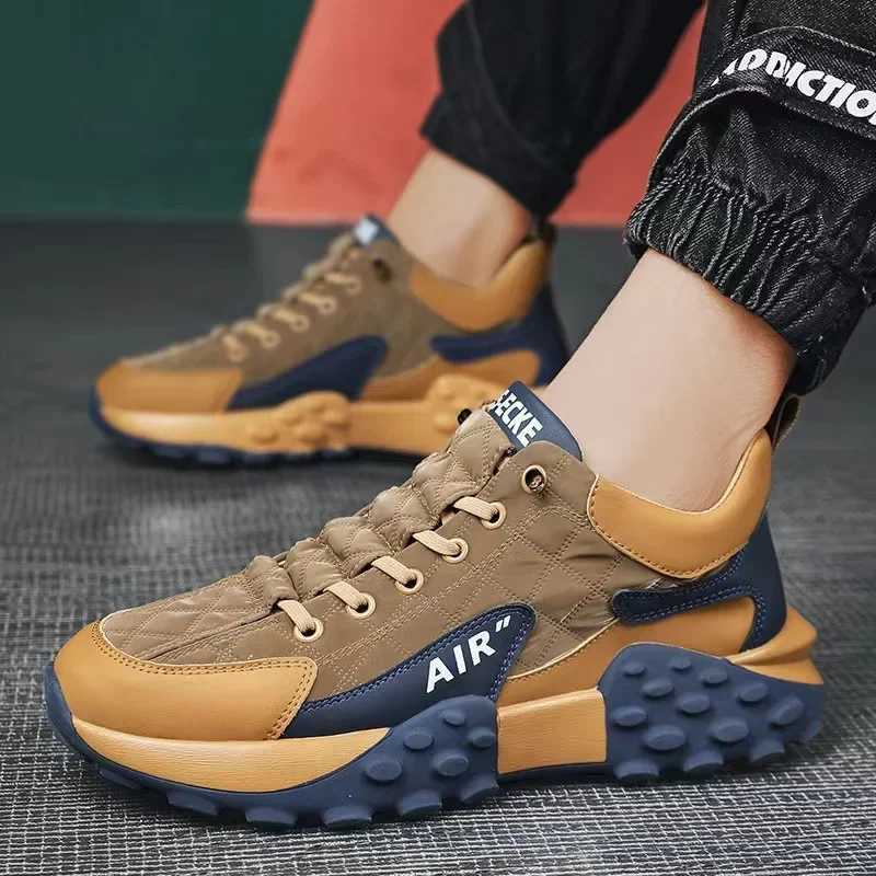 Men Shoes Platform Male Sneakers 2024 New Vulcanized Shoes for Men Casual Running Shoes Large Size 45 46 Hot Sapatos Masculinos Z250403