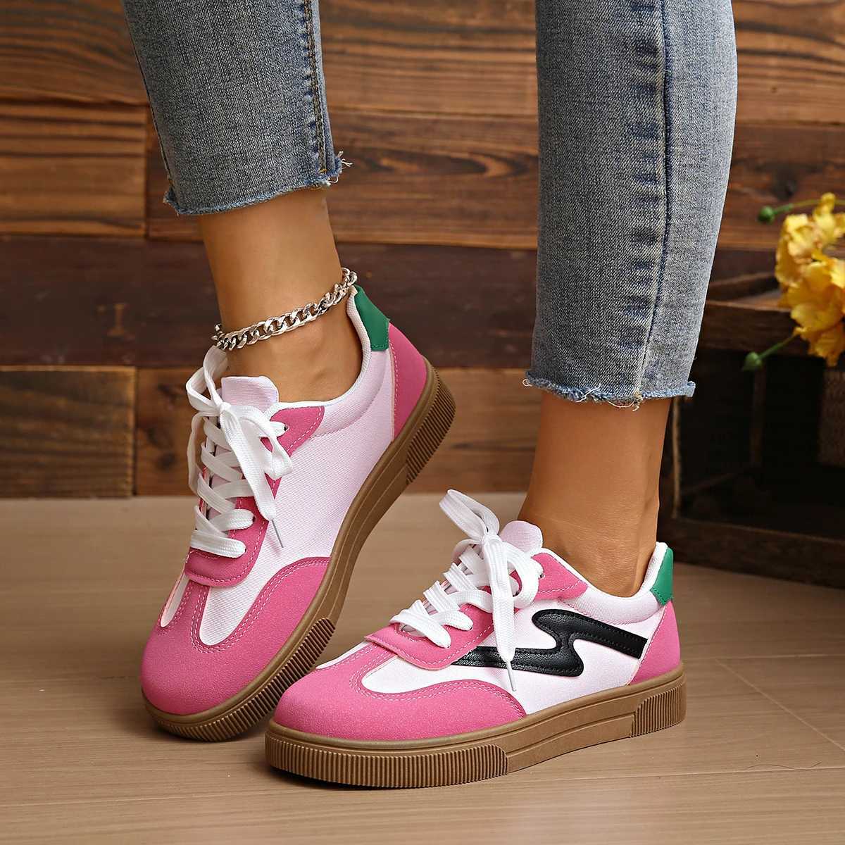 Womens Lightweight Casual Sports Shoes Fashionable Comfortable Outdoor Footwear Trendy Stylish Trendy Footwear for Ladies X251104