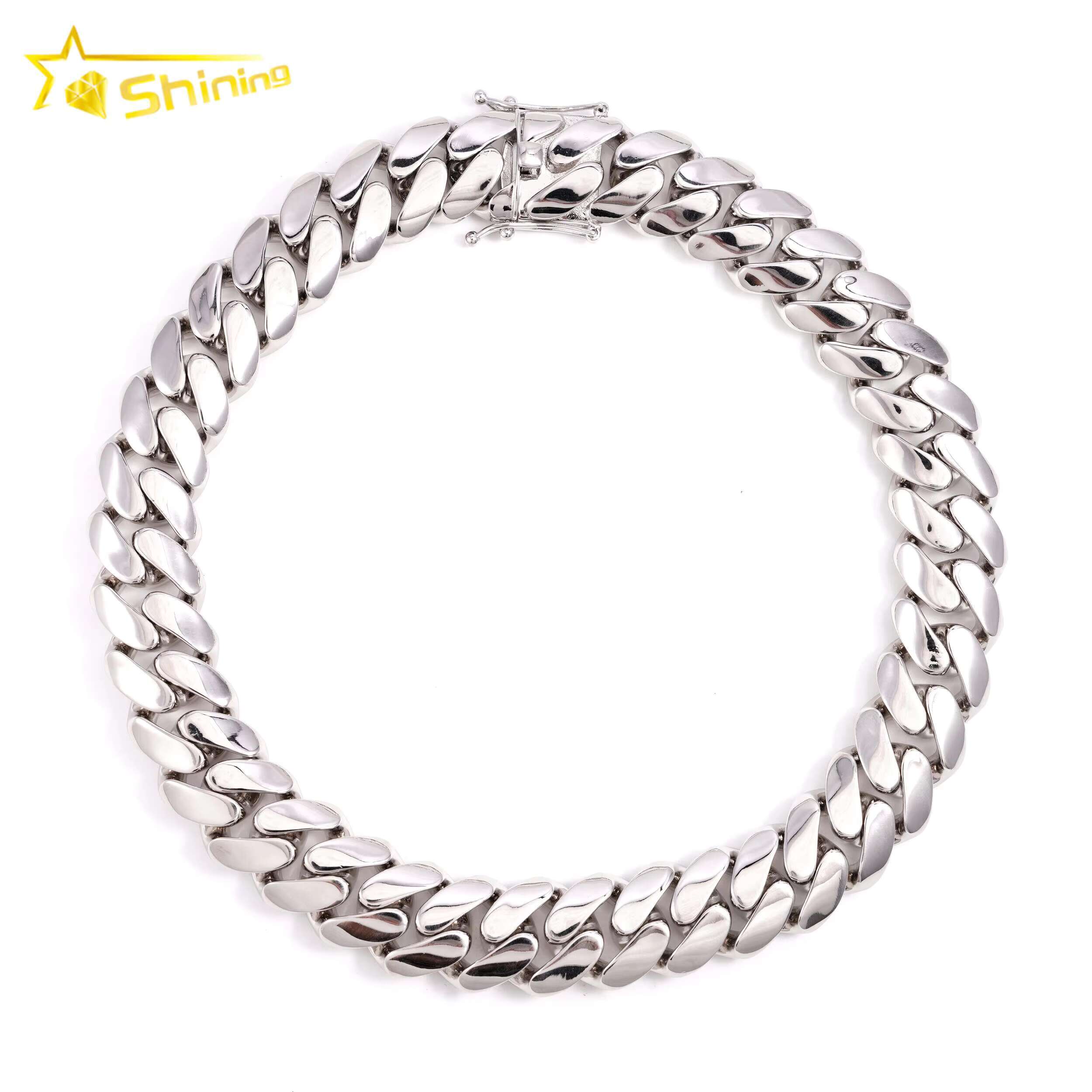 18K Gold Plated Hip Hop 16MM 18MM 20MM Brass Miami Cuban Link Chain Big Size Men Fashion Cuban Chain Necklace