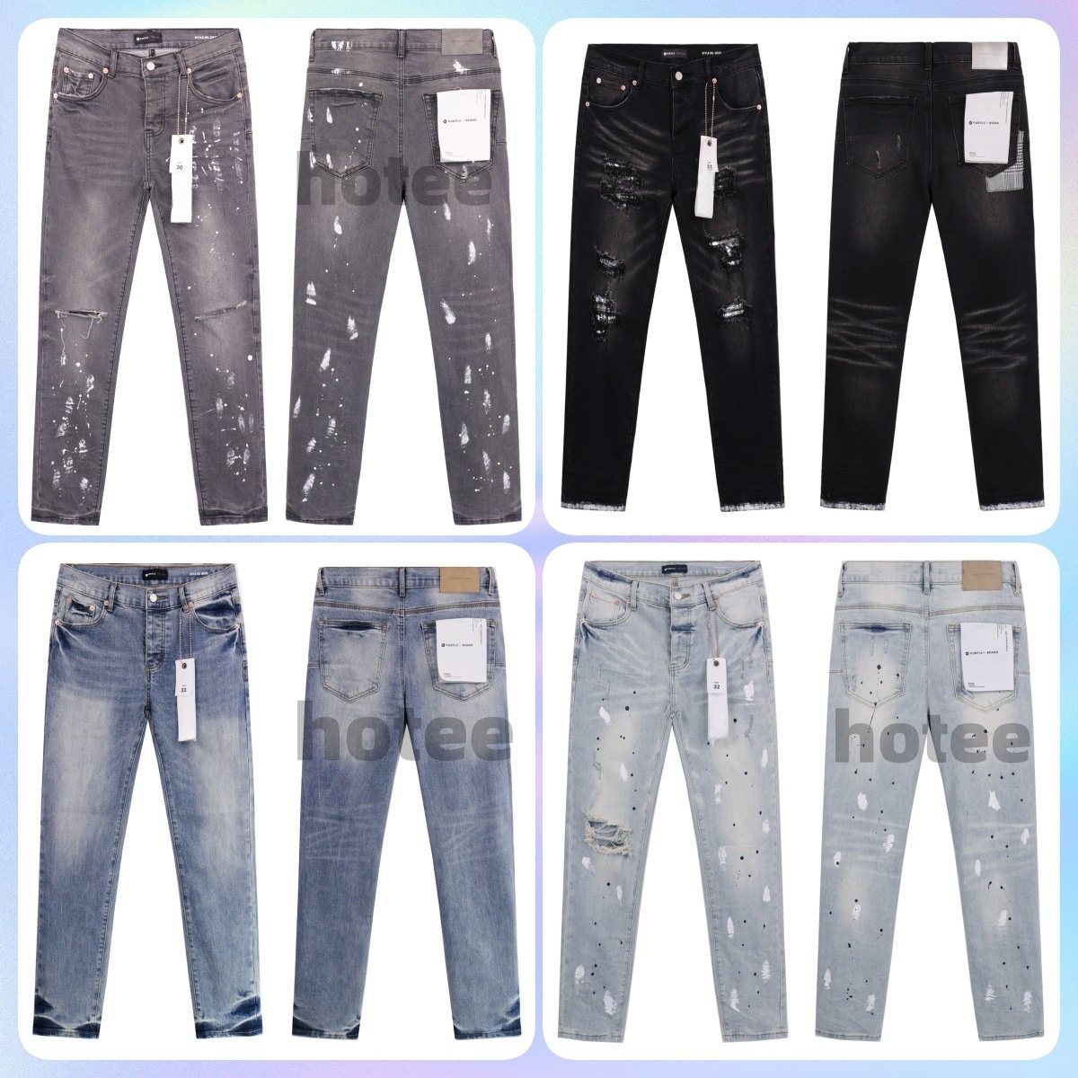 Designer Jean Mens jeans letters Designer Pants Denim Trousers Mens jeans High Quality Straight