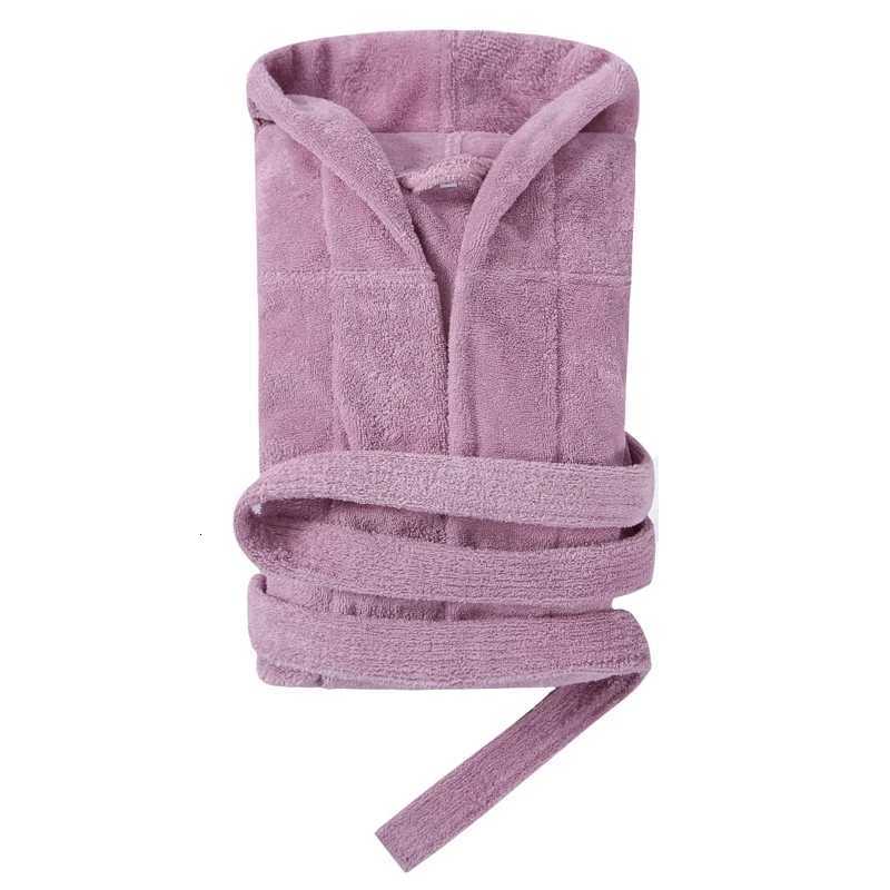 Winter Mens Bathrobes Towel Fleece Robe Hooded Thick Long Sleeve Couple Men Robe Plush Shawl Kimono Warm Male Bathrobe Christmas C251104