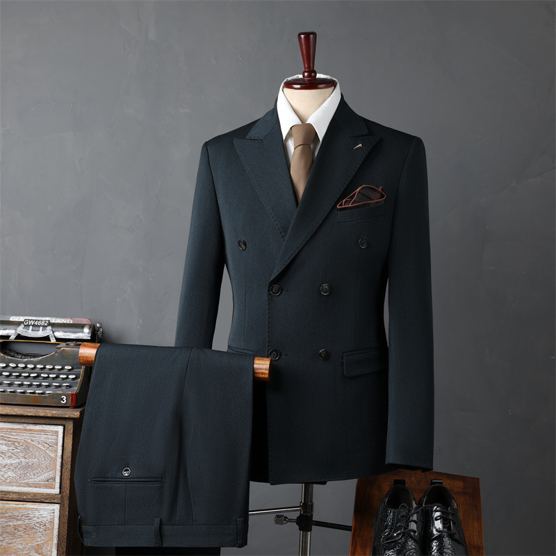 k1056 Men's Slim Fit Wedding Suit - High-End Fashion Business Attire