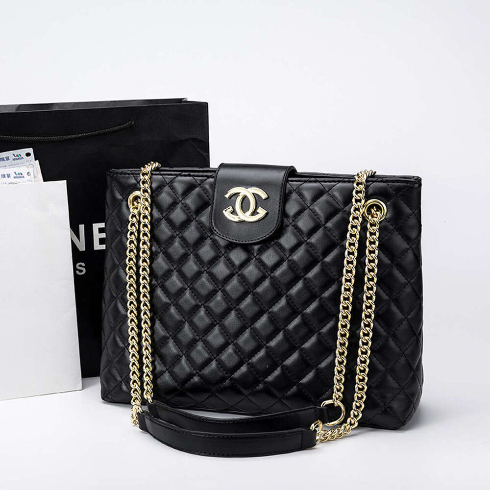 designer bag Luxury bag New trendy large capacity Chanel diamond grid chain bag, genuine leather women's bag, fashionable single shoulder crossbo