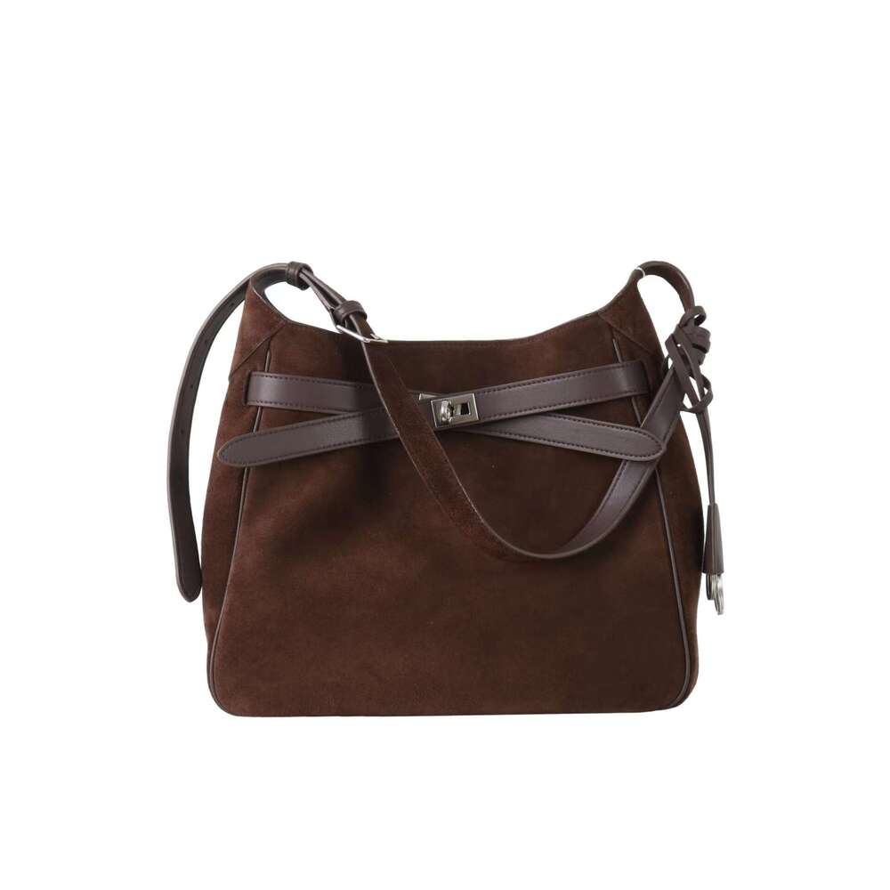 Luxury Bag Designer's New Versatile Patchwork Matte Cross Body Bag One Shoulder Bucket High-end Commuter Large Capacity Bag