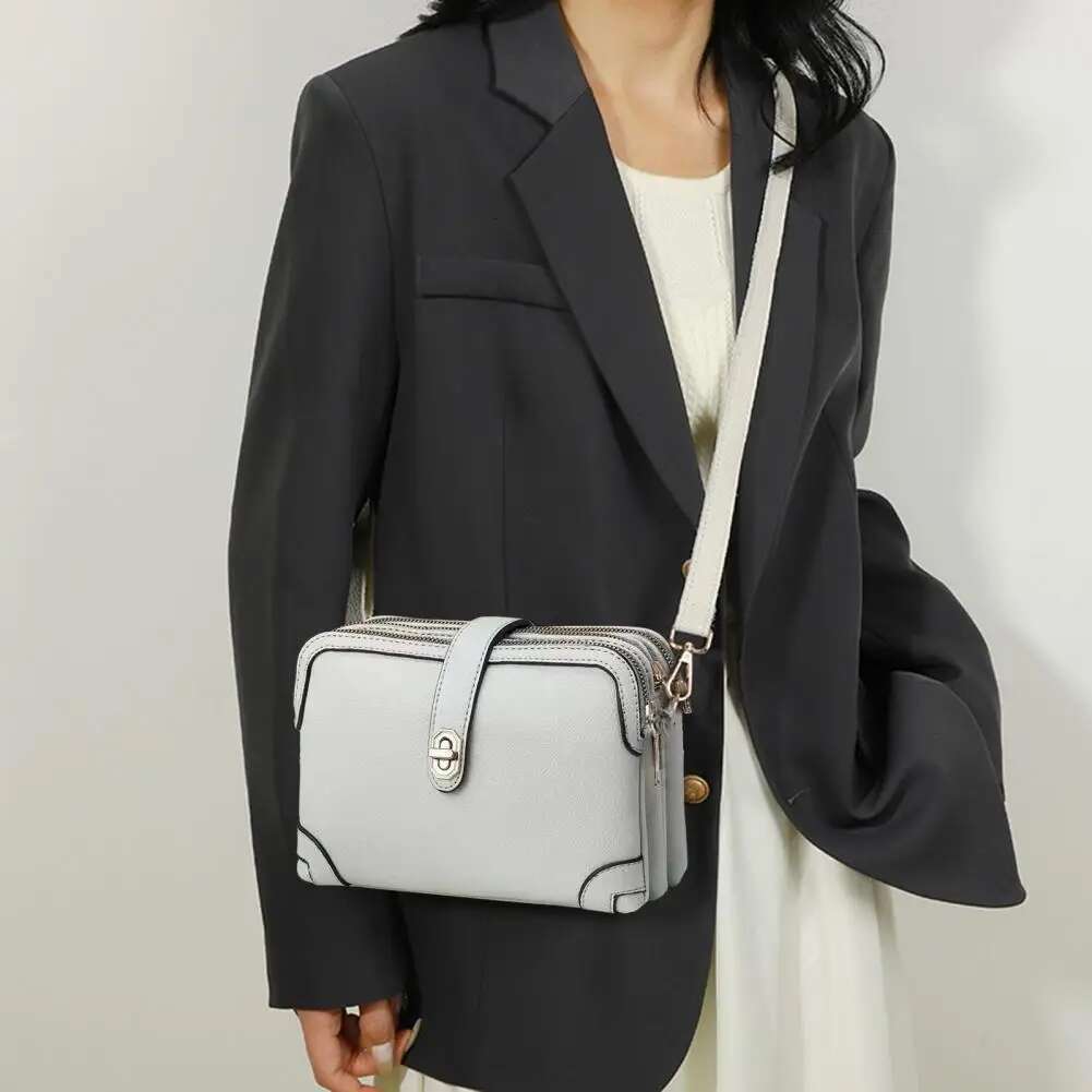 2025 new small multifunctional designer women's handbag with adjustable shoulder strap and multiple pockets suitable for outdoor travel trend sho