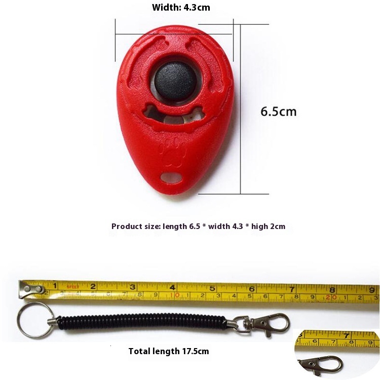 Pet Trainer Sound Toys With Straight Oval Shaped Horn Dog Clicker Portable Speaker