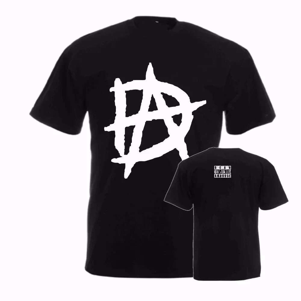 Fashion Dean Ambrose DA "UNSTABLE" Wrestg Fans T-Shirt 100% Cotton O-Neck Summer Short Sleeve Casual Mens T-shirt Size S-3XL