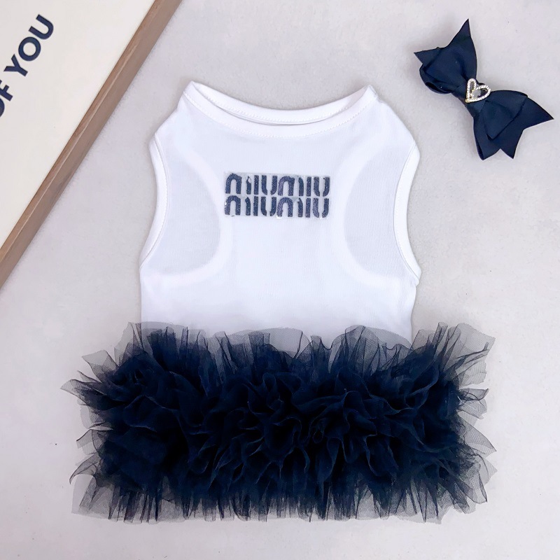 free shipping Designer Clothes Princess Dress Perfect Enchanting Tutu Pet Apparel Birthdays Celebrations - Cute Tulle Dog Dresses Costume for Cats and