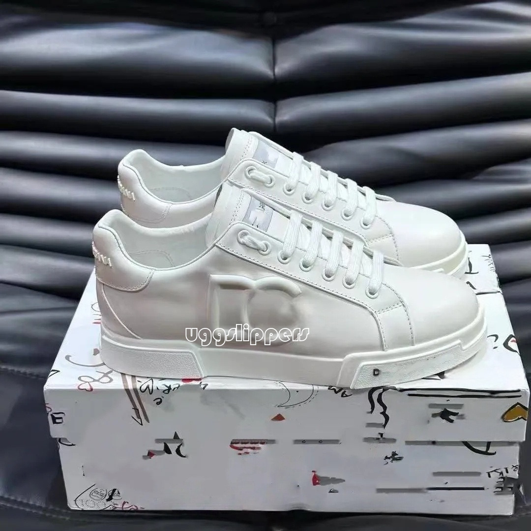 Designer Luxury Leather Casual Fall/Winter New Style Fashion Men's Sports Comfortable Breathable Running Shoes Top White Sneakers Large Size 38-45