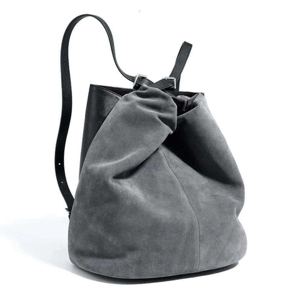 New Genuine Backpack Women Designer Back Pack Shoulder Bag Suede Autumn And Winter Knapsack Mochila