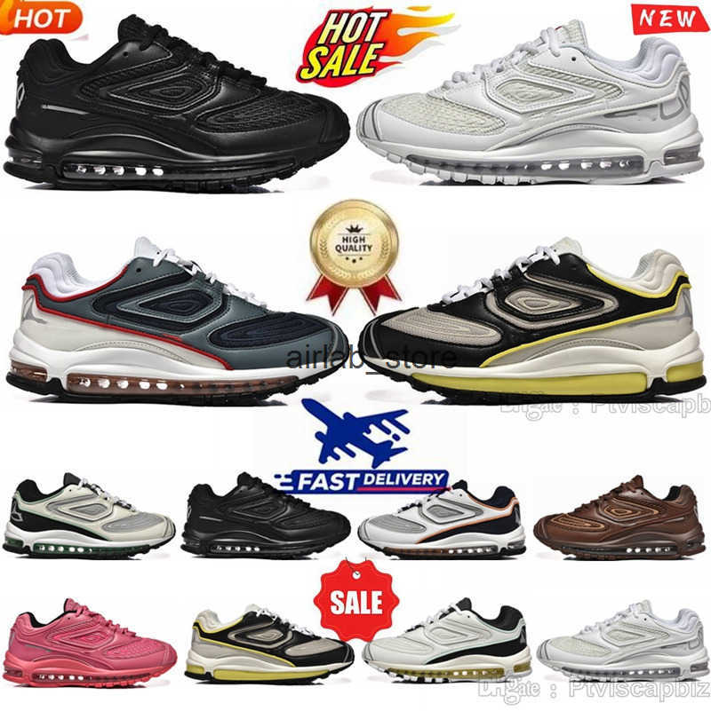 Designer 98s 98 Tl Black Metallic Silver White Running Shoes Sail Pinksicle Fauna Brown Orange Yellow Green Grey Dark Red Indoor Sports Mens Trainers Class Sneakers Q