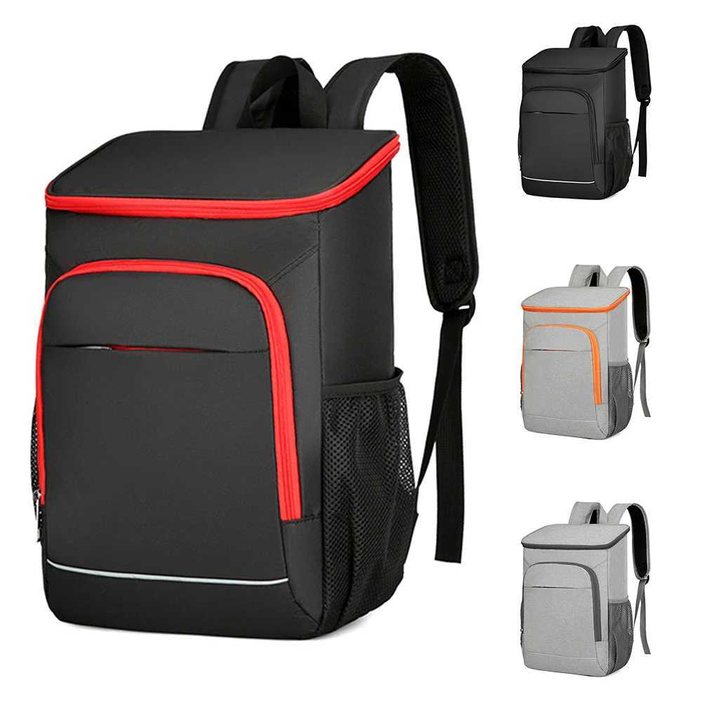 30L Cooler Backpack Leakproof Insulated Lunch Bag Camping Backpack for Outdoor Camping Hiking Picnics BeachC250407