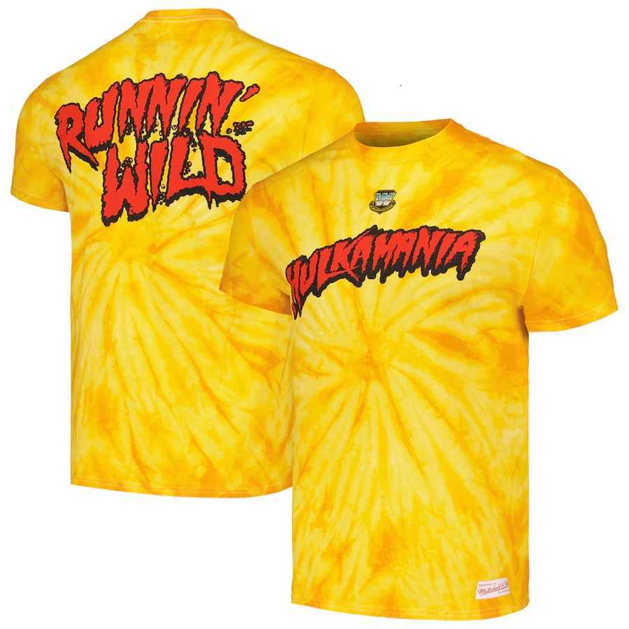 Mens ProSphere Black Hulk 40 Years Hulkamania T-Shirt Fast Drying Breathable Boxing Showmatch Oversized Short SLeeves Z251104