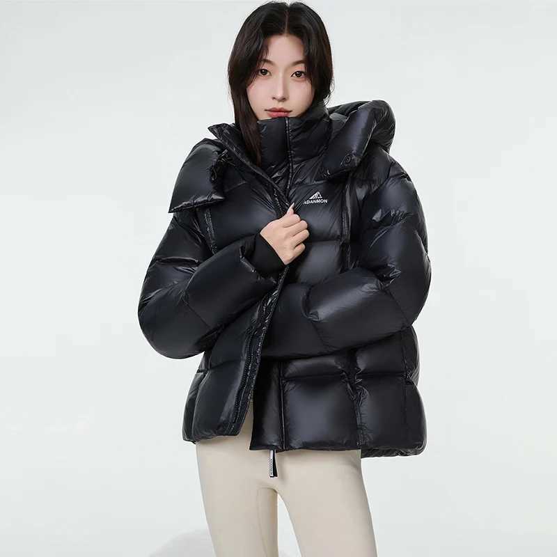 Women Fashion Short Down Jacket Filled with 95 white Duck Down Warm Puffer Coat Winter Outdoor Comfortable Casual Outerwear J251104