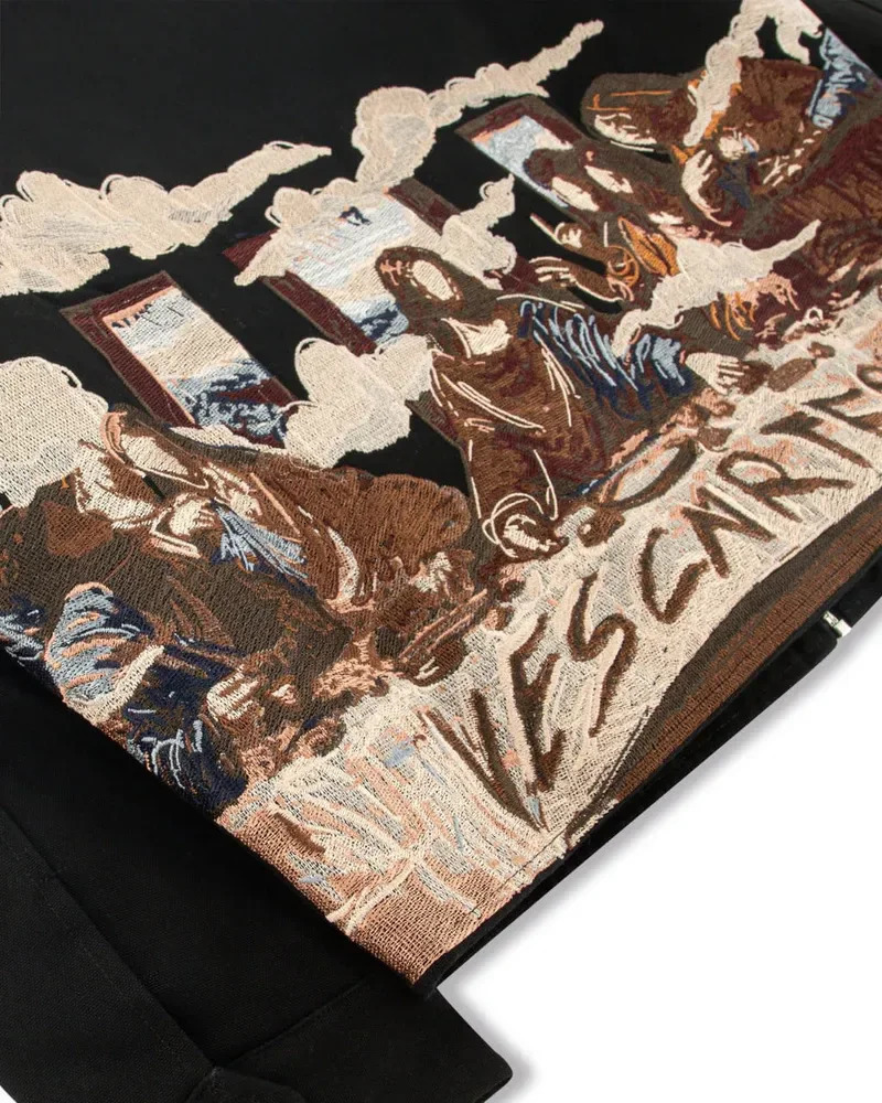 Streetwear Fashion Y2K Retro Leather Jacket for Mens and Womens American Hip Hop Embroidery Oversized Motorcycle Casual Coat 251103