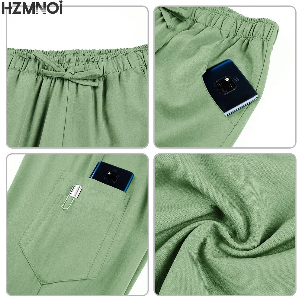 Beauty Salon Women Work Uniforms Plus Size Short-sleeved Health Services Suits Working Suits Summer Fashion Pet Scrubs Costume 250403