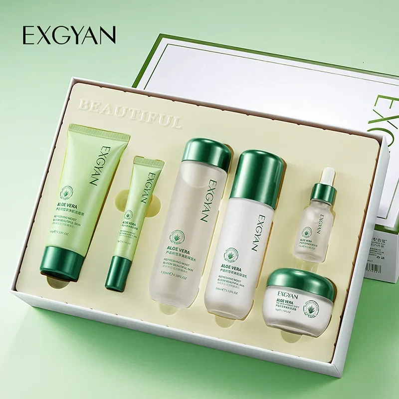 Centella Asiatica Polypeptide Skin Care Set Aloe Oilcontrolling Face Serum Cream Lotion Set Ascorbic Acid Essence 251030