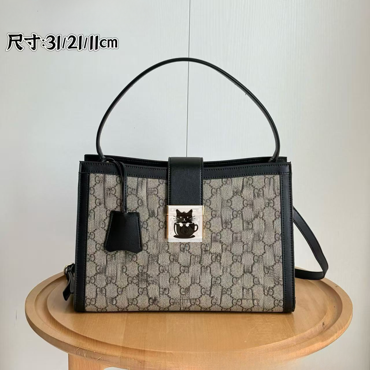 Designer bag gc New Evening Big Bags Women's Casual Designer Tote Wedding Date Leather Handbag Letter Metal Triangle Shoulder Bag Street Shopping Messenger10