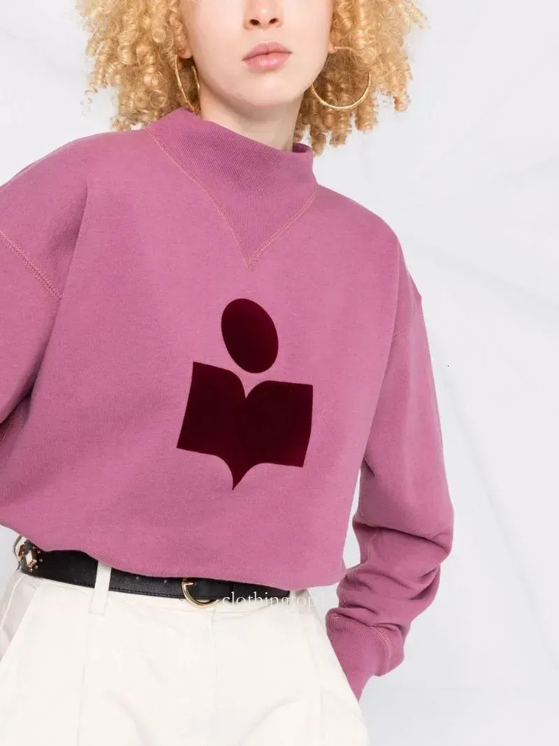 Isabel Marat Hoodie Women's Designer Fashion Isabel Hooded High Quality New Trend Women Pullover Sweatshirt Casual Letter Round Neck Versatile Loose b4b