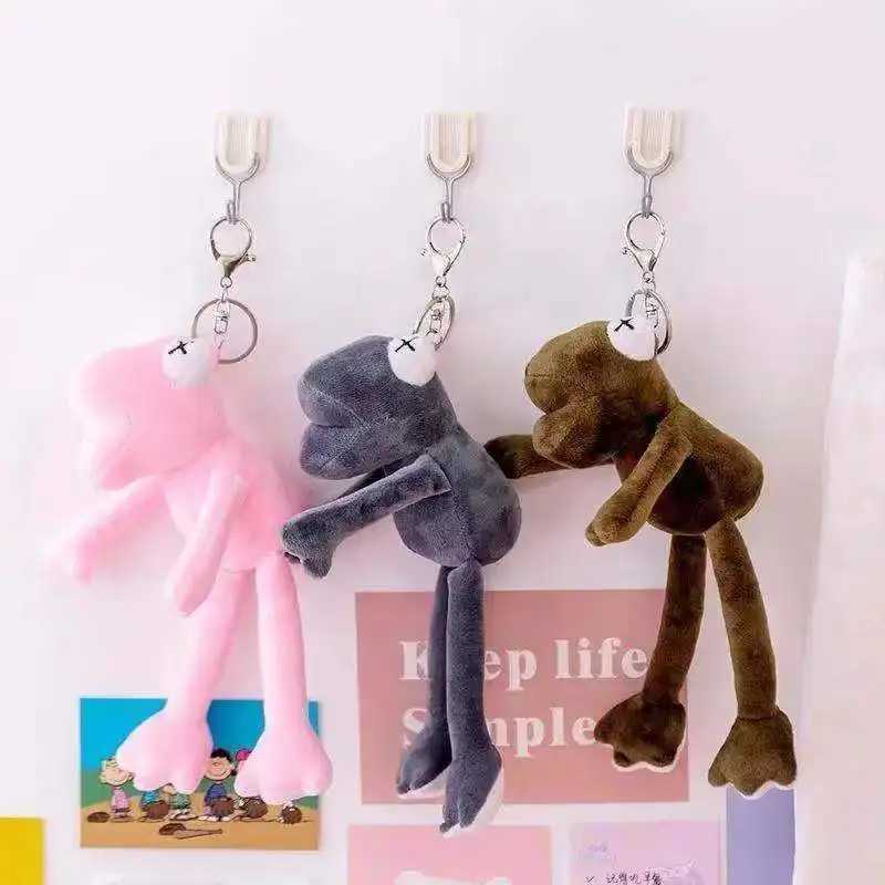 Fashion Frog Plush Doll Pendant Doll Stall Doll Bag Key Chain Plush Toy C251104