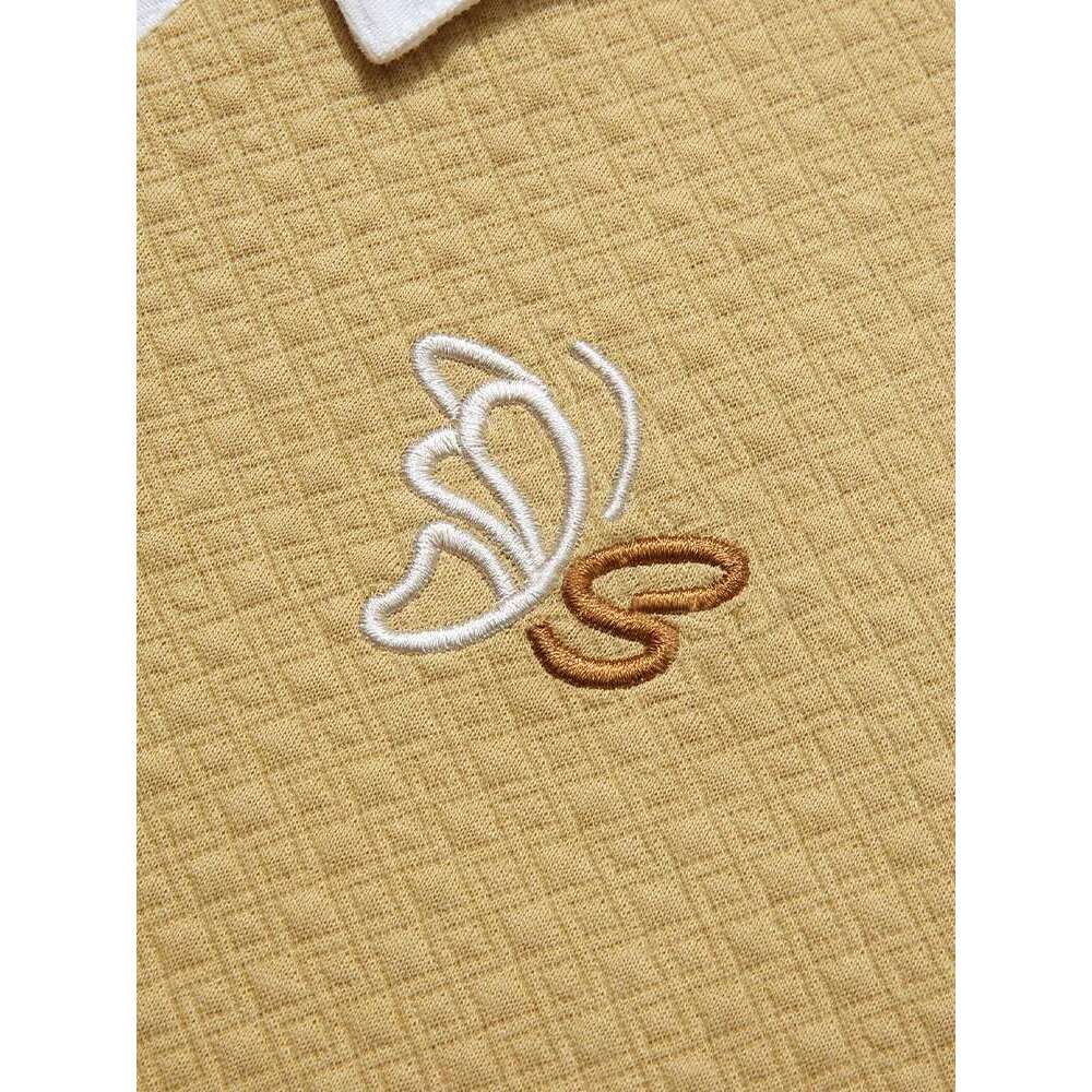 Thicken Hoodies For Women Embroidery Checkered Cotton Lapel Collar Loose Winter New Pullover Tops