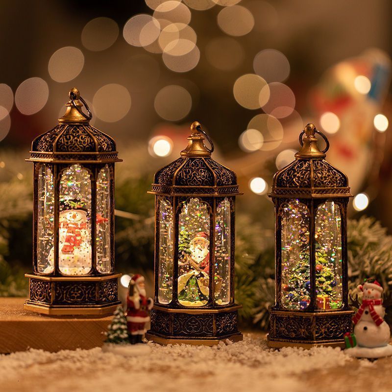 Music Box Lighting Decorative Lights Store Scene Arrangement Props Creative Christmas Eve Light Gift 231121