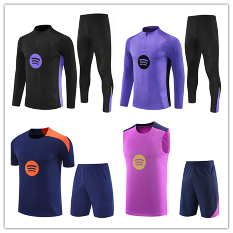 24 25 26 Barcelone tracksuits training survetement kits retro Soccer chandal LAMINE YAMAL GAVI FERRAN PEDRI LEWANDOWSKI RAPHINHA Jerseys mens and kids