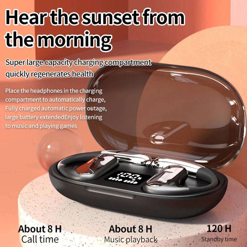 Q28 hanging ear headphones AI Translator Earbuds144 Languages Bluetooth Real Time Translation Earphones Noise Cancelling Wireless Earphone