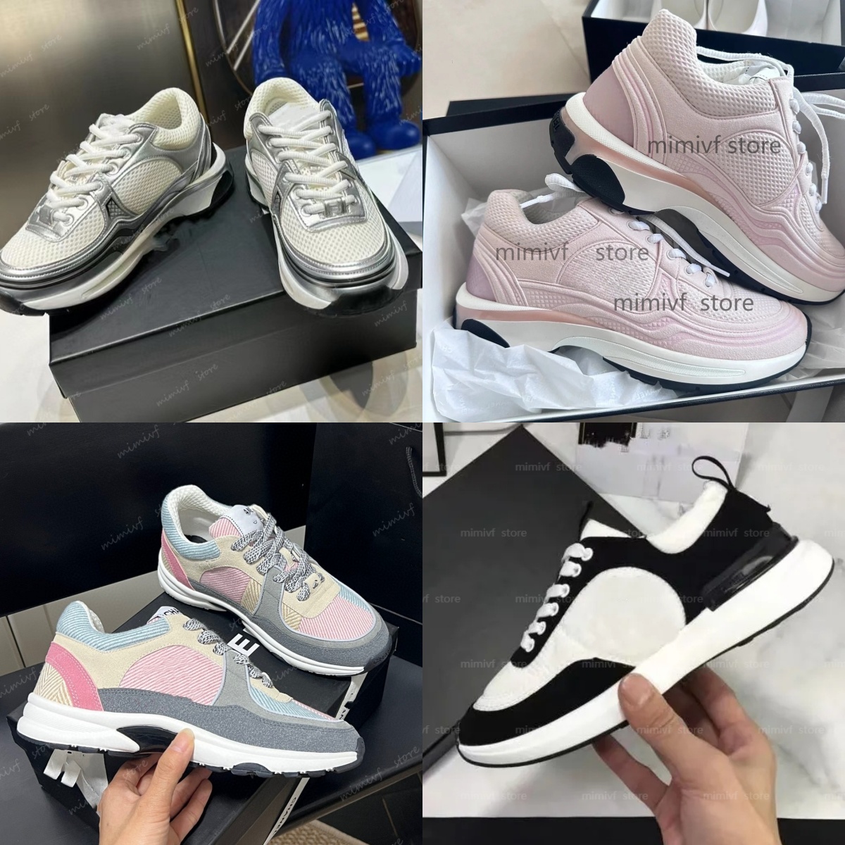 Chaussures de luxe chaussures de plein air hors du bureau sneaker hommes chaussures de créateur chaussures de sport sneaker basse haute qualité f