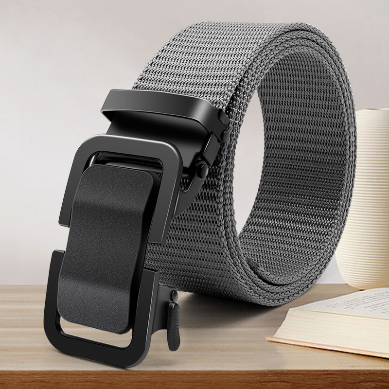 designer belt belts for men women designer mens designer belt ceinture luxe brown belt homme New style canvas automatic buckle belt best selling and v - view 4