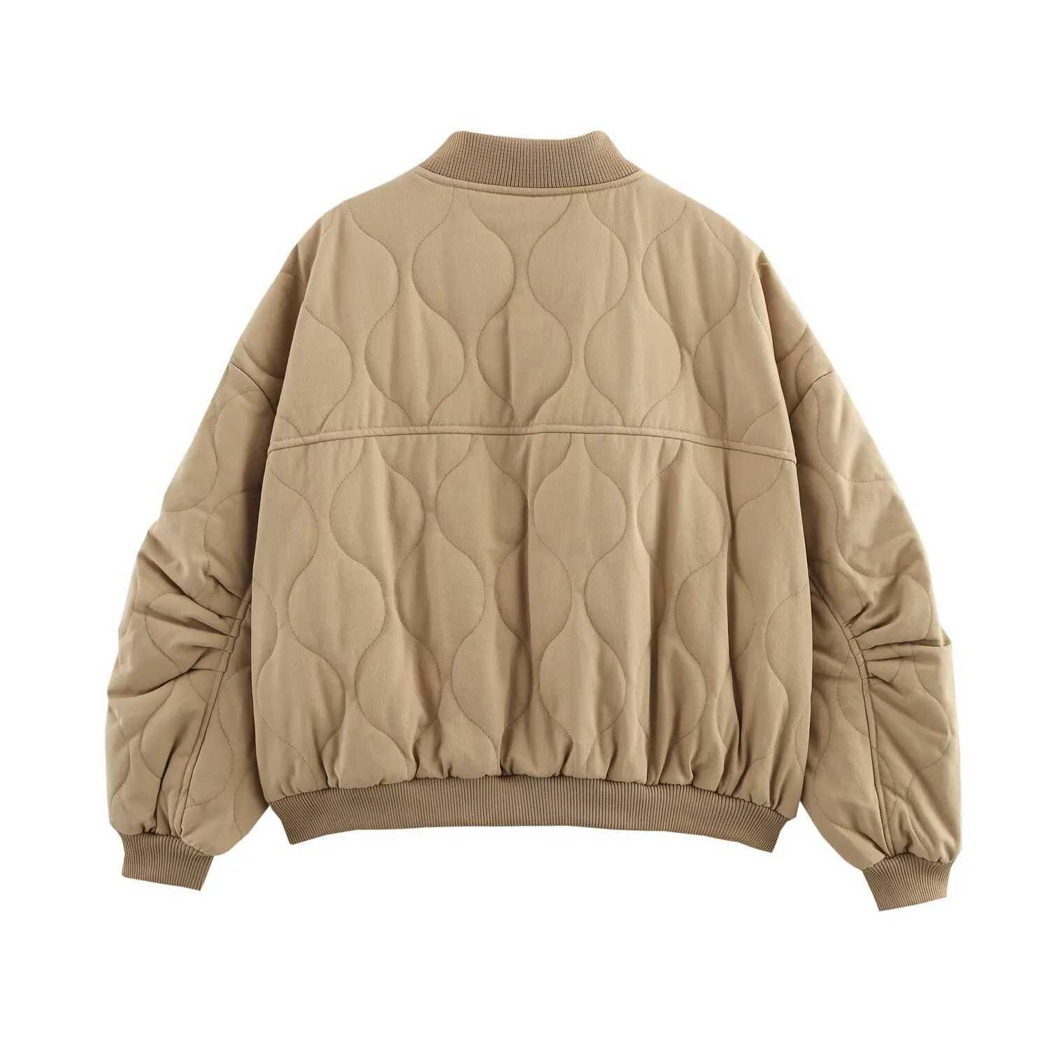 autumn and winter new womens lazy style fashionable loose washed cotton pilot cotton jacket J251104