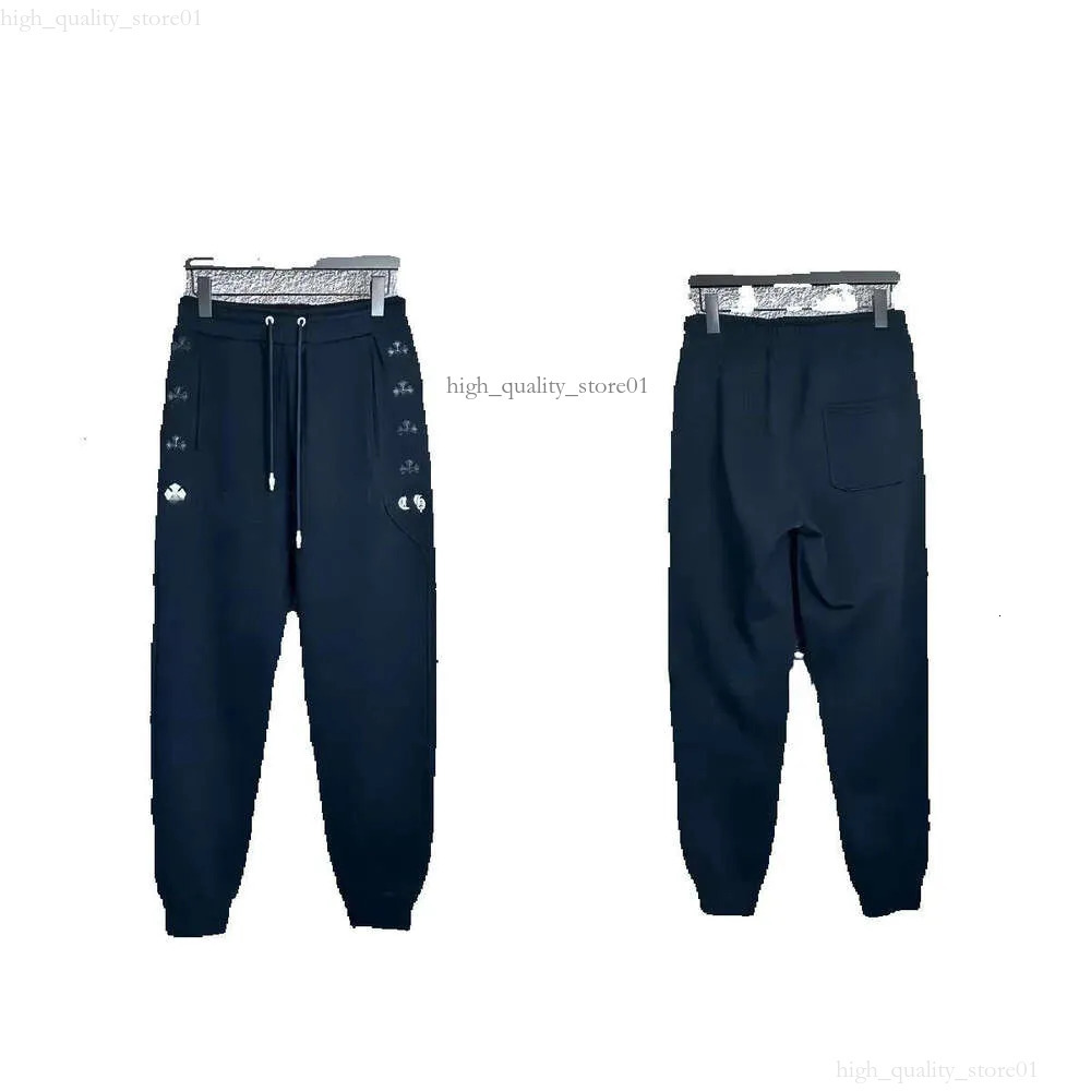 Chrome Sweatpants Fashion Mens Print Jogging Designer Sports Fiess Running Trousers Haruku Style Solid Color Sweatpants Easy To Match Home Pant 789